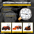 Replaces KUBOTA HST Boost Kit W/Gauge HST Hydraulic Shims for KUBOTA MX 2017+