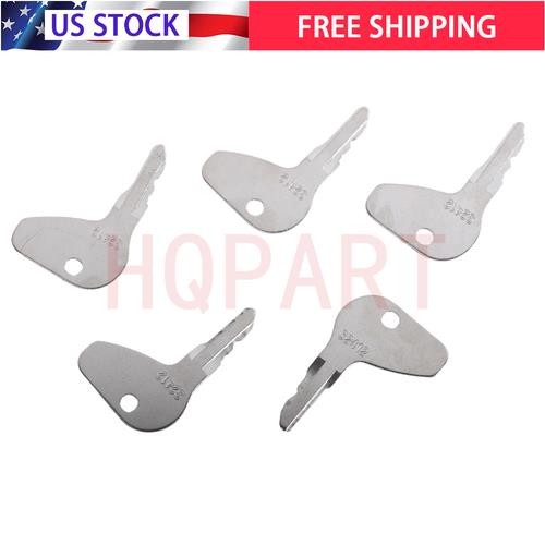 5 Ignition Keys For Kubota L G & M Series Tractors H32412 35260-31852