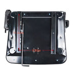 Tractor Forklift Seat Excavator Universal Adjustable Backrest Armrest Safty Belt