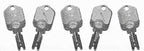 5 Hyster 166 Ignition Keys For Various Hyster JLG Industrial Models