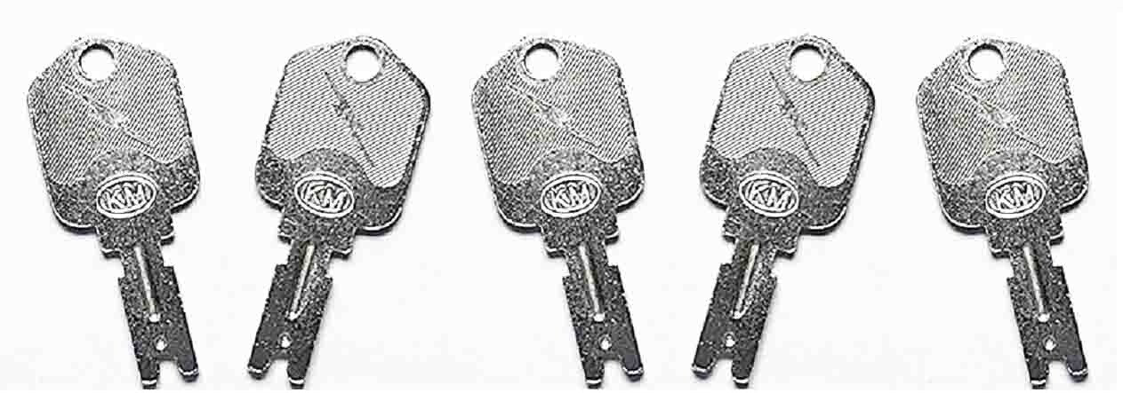 5 Hyster 166 Ignition Keys For Various Hyster JLG Industrial Models