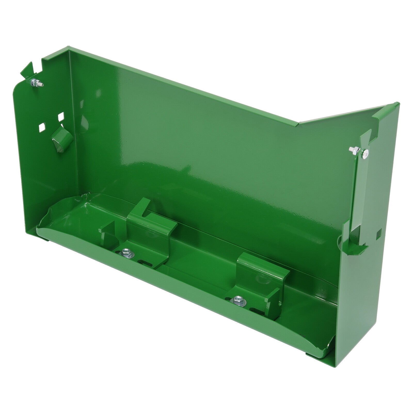 LH+RH Powder Coated Battery Box w/ Bracket For John Deere  4010 4020 4320 4520