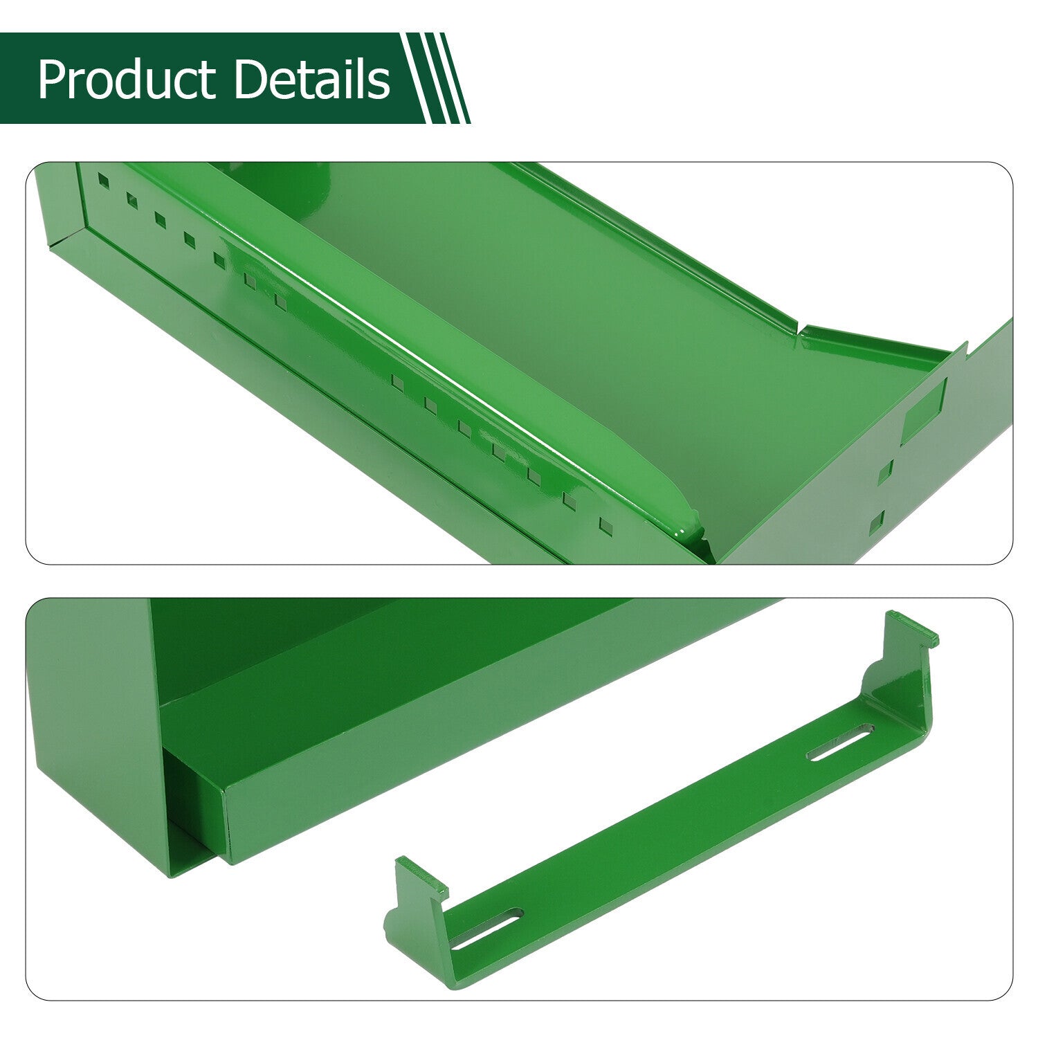 LH+RH Powder Coated Battery Box w/ Bracket For John Deere  4010 4020 4320 4520