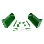 LH+RH Powder Coated Battery Box w/ Bracket For John Deere  4010 4020 4320 4520