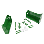 LH+RH Powder Coated Battery Box w/ Bracket For John Deere  4010 4020 4320 4520