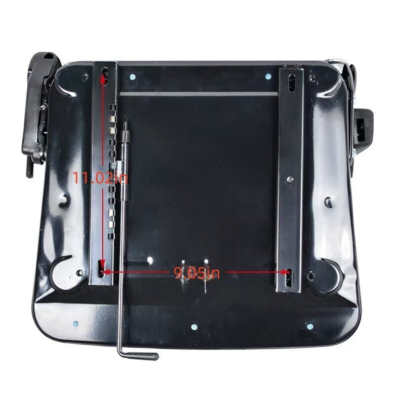 Universal Tractor Seat For Forklift Excavator Skid Loader w/ Armrest+ Safty Belt
