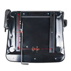 Universal Tractor Seat For Forklift Excavator Skid Loader w/ Armrest+ Safty Belt