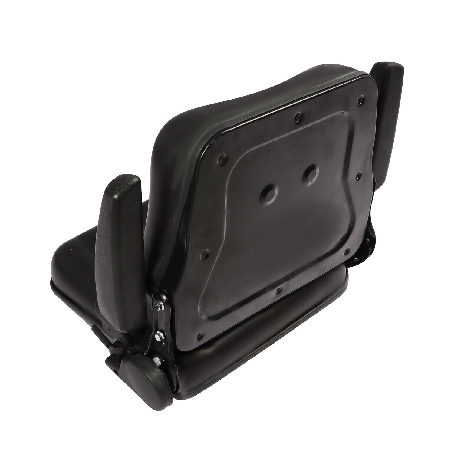 Universal Tractor Seat For Forklift Excavator Skid Loader w/ Armrest+ Safty Belt