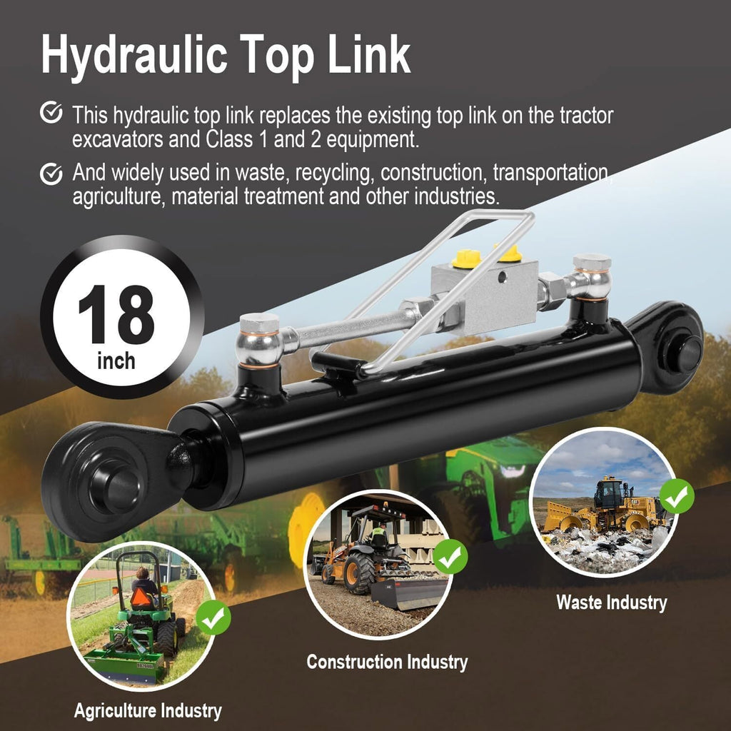 Hydraulic Top Link Cat. 1-1 with Locking Block 18 1/8 - 26 3/8 SPH320032