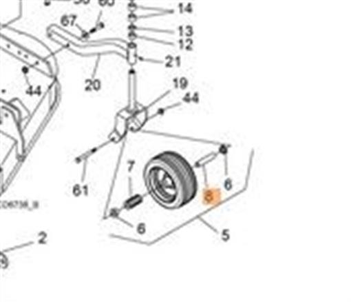 Woods Wheel Sleeve #29368 1/2″ x 3/4″ x 3-3/8″
