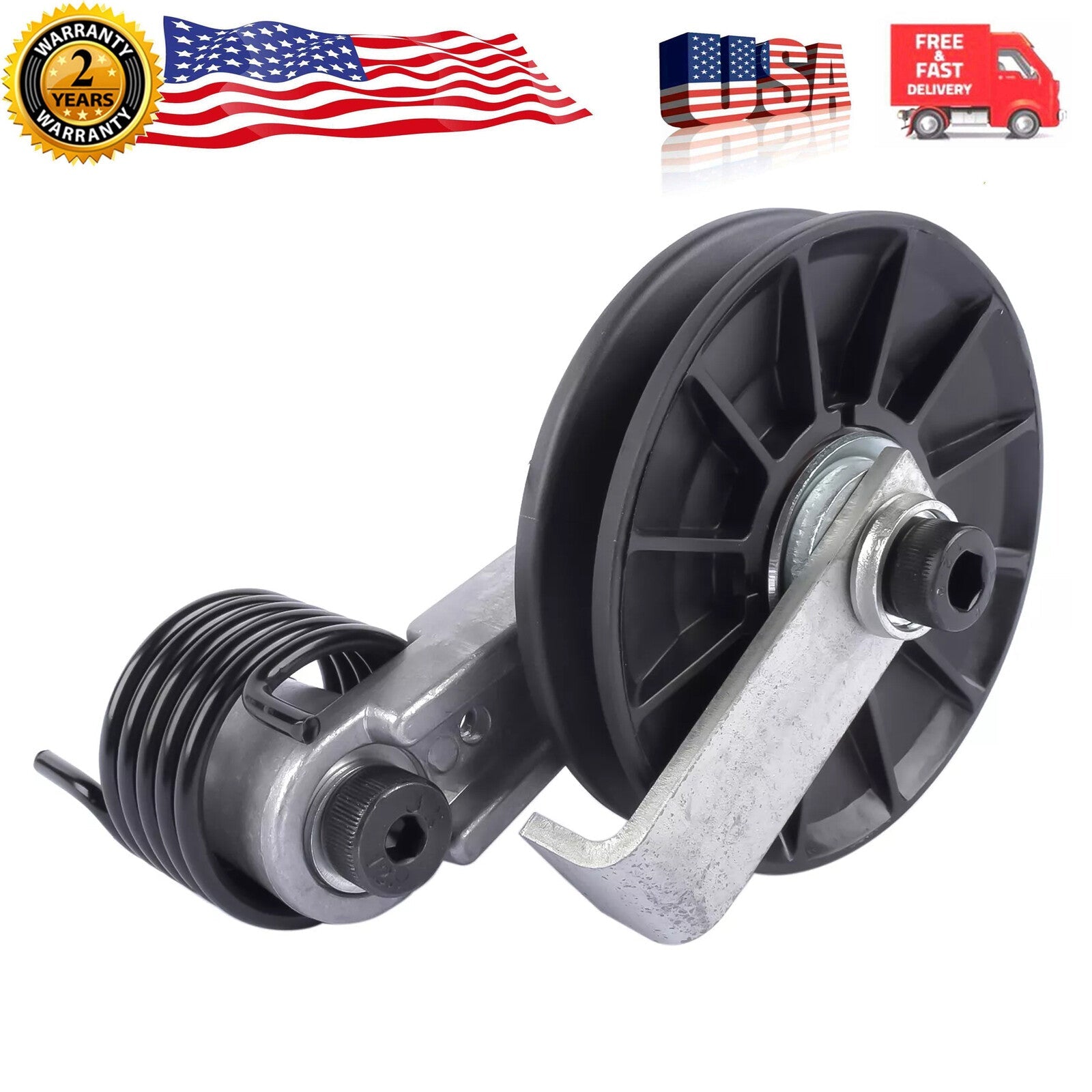 Cooling Fan Pulley Tensioner Kit for Bobcat 653 753 763 773 853 6662997 6702474