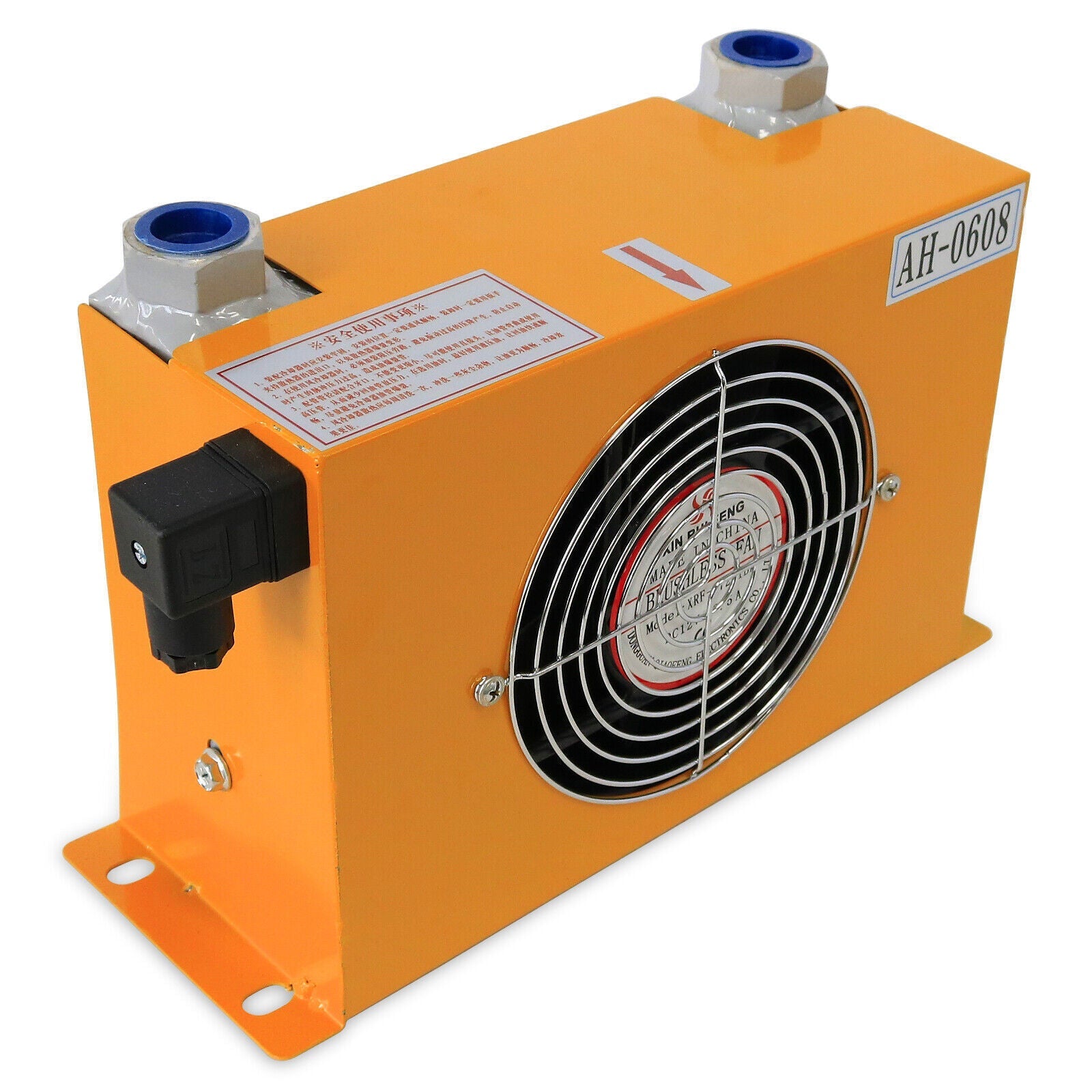 Hydraulic Oil Cooler AH0608T-CA Air-cooled Radiator for 1-2 Ton Mini Excavators