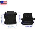 Adjustable Seat w/Safety Belt & Armrest Universal Forklift Tractor Seat PVC