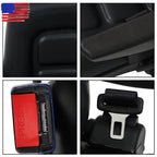 Adjustable Seat w/Safety Belt & Armrest Universal Forklift Tractor Seat PVC