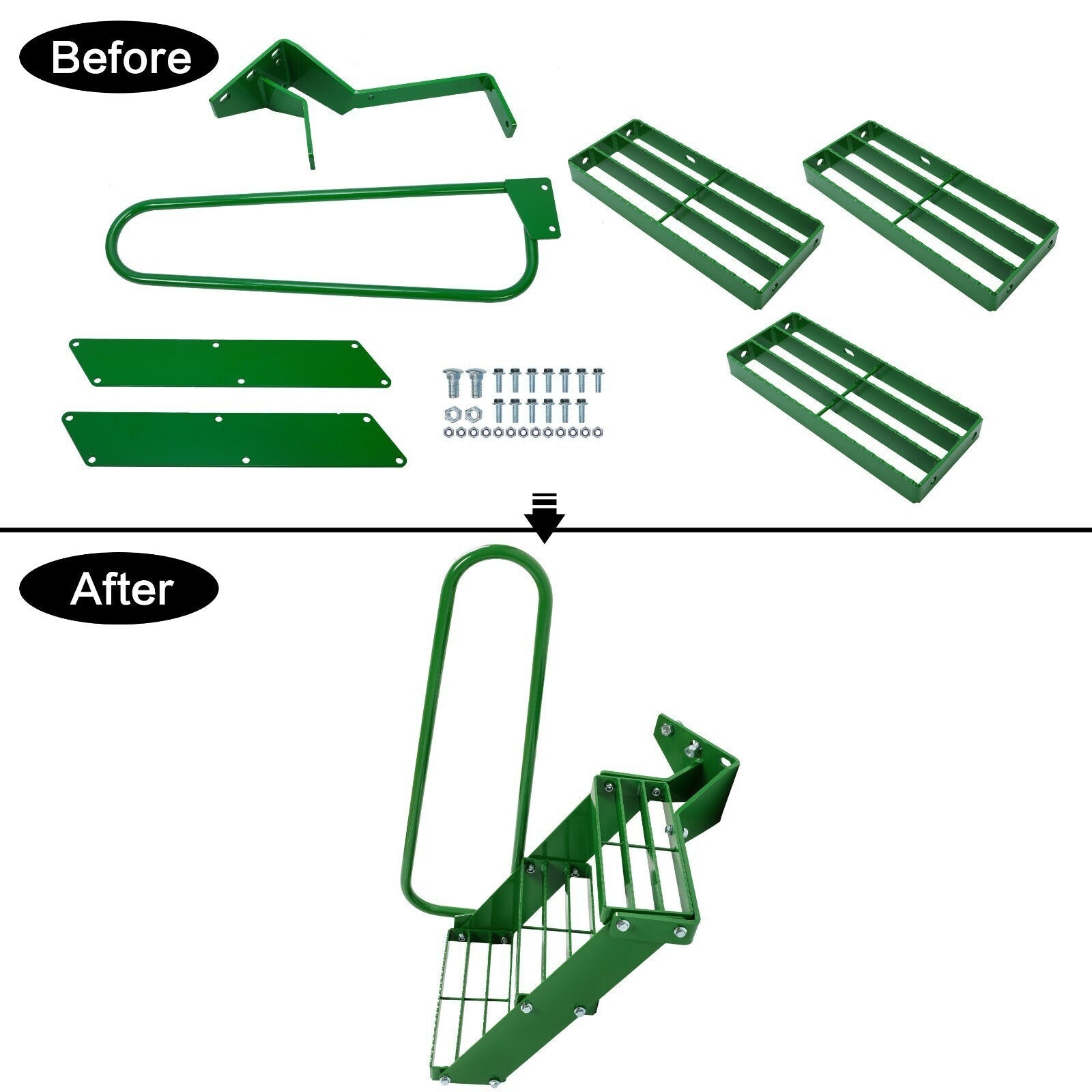 For John Deere 4050 4240 4430 4630 4440 4230 Step Stair Kit W/ LH Handrail