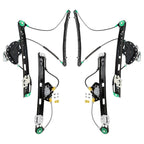 Power Window Regulator Set For 2001-2005 BMW 325i Front and Rear For Sedan Wagon