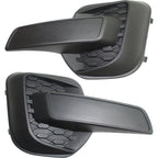 Fog Light Cover Set For 2010-2015 Chevy Equinox Front Textured 25798750 25798751