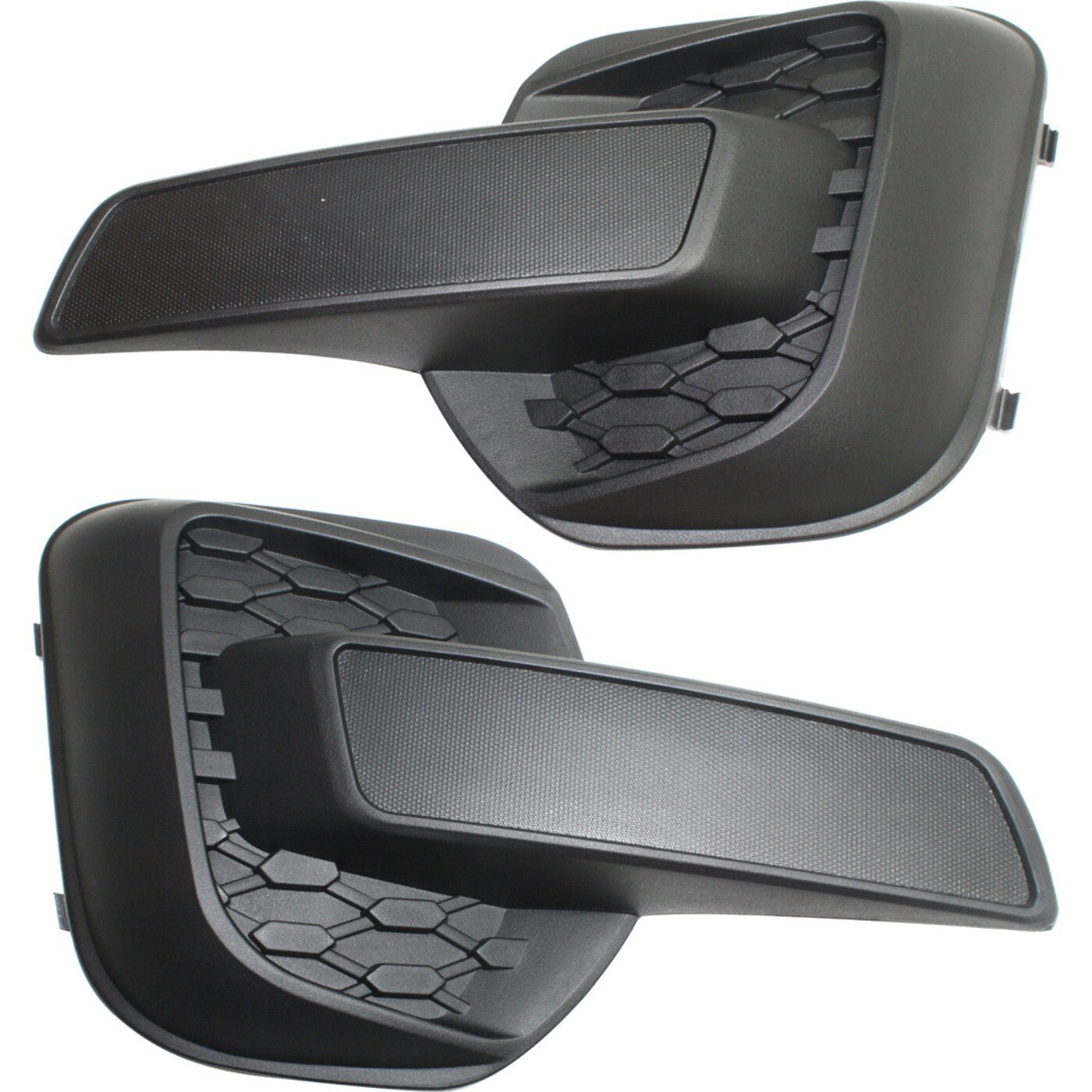 Fog Light Cover Set For 2010-2015 Chevy Equinox Front Textured 25798750 25798751