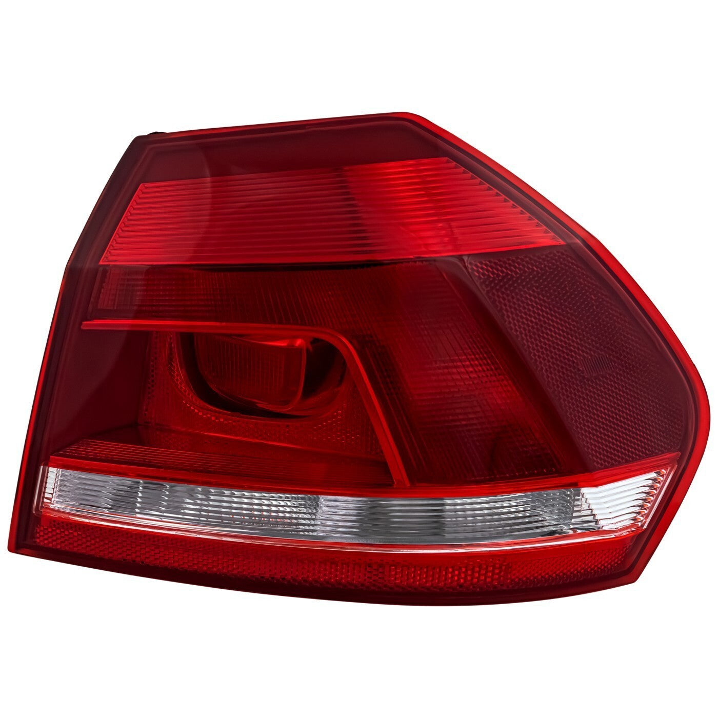 Halogen Tail Light For 2012-2015 Volkswagen Passat Right Outer Clear/Red w/Bulbs