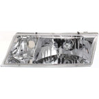 Headlights Headlamps Left & Right Pair Set for 98-02 Mercury Grand Marquis