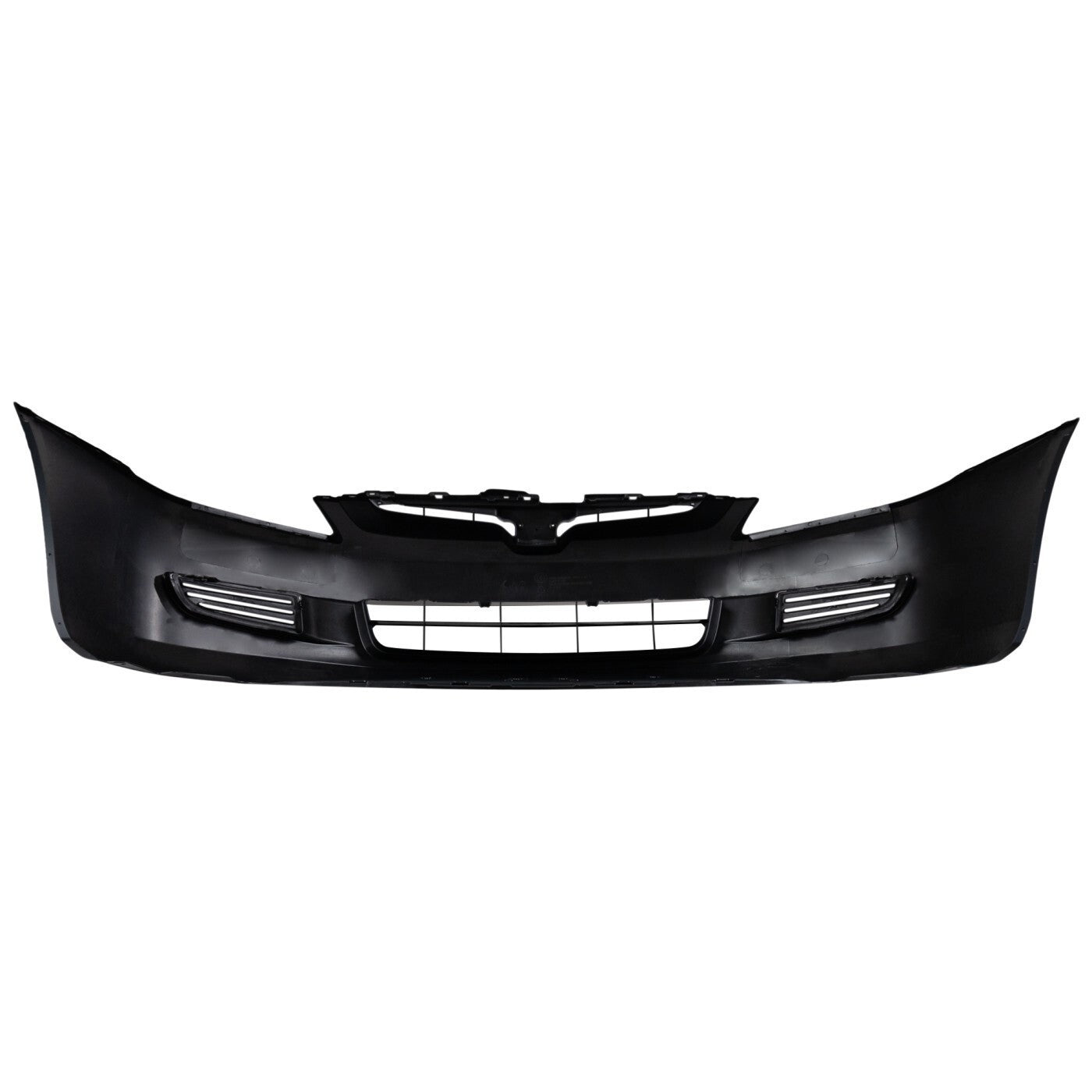 Front Bumper Cover For 2003-2005 Honda Accord Coupe Primed With Emblem Provision