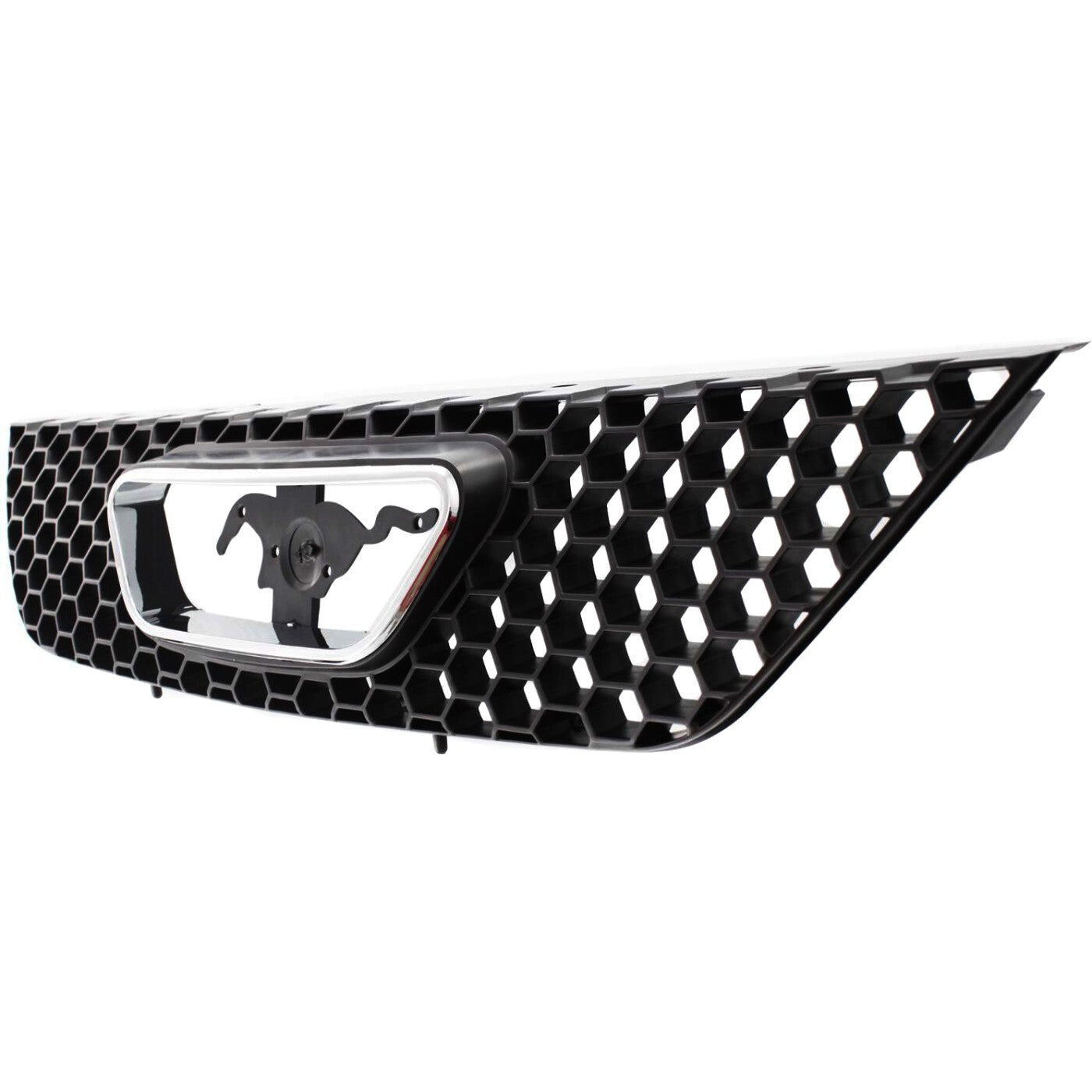 Grille For 99-2004 Ford Mustang Textured Black Plastic