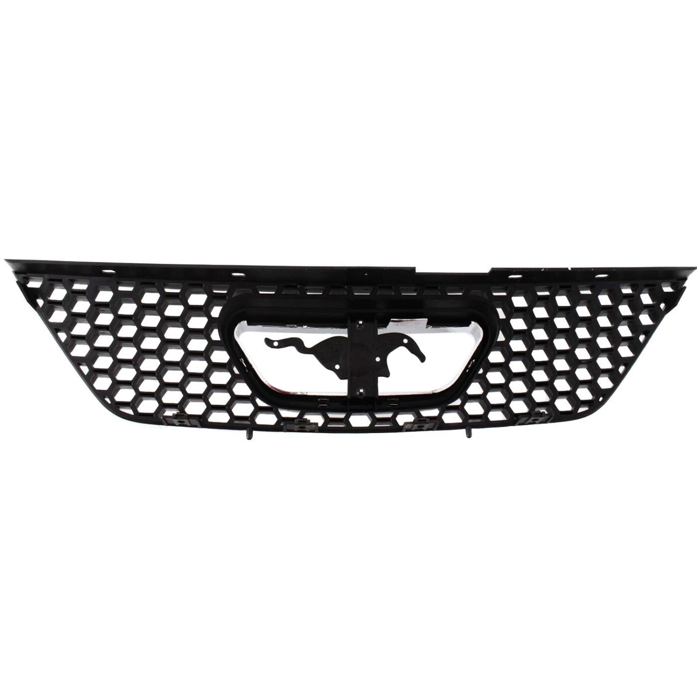 Grille For 99-2004 Ford Mustang Textured Black Plastic