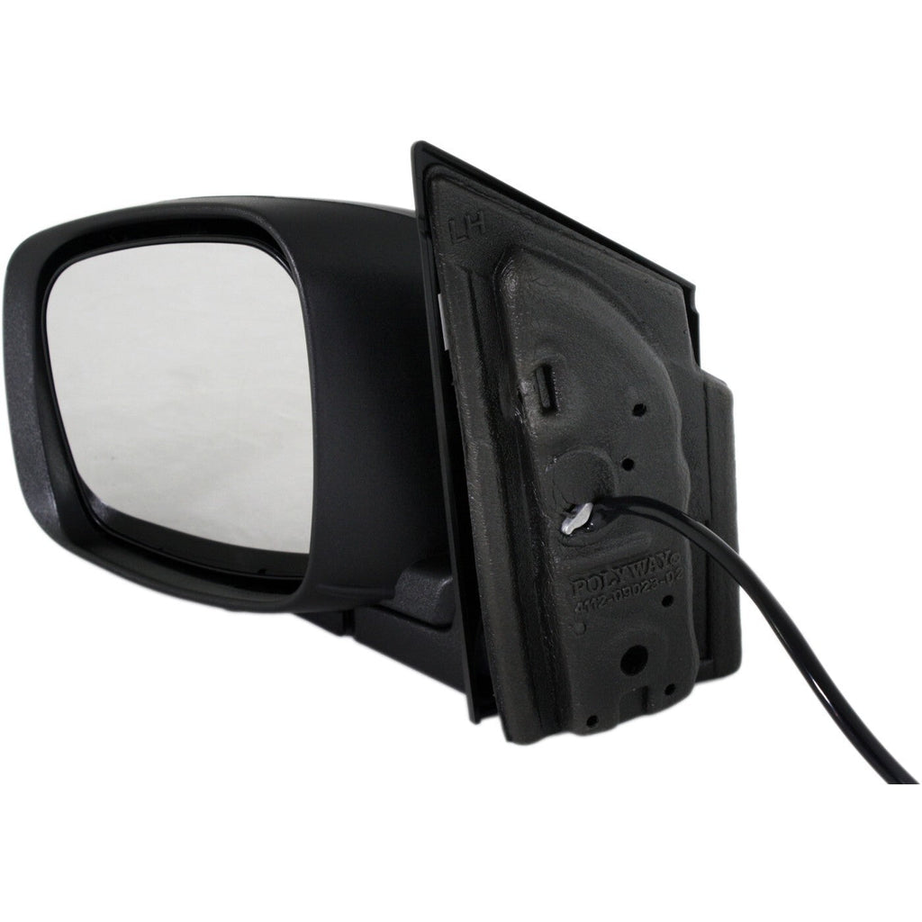 Mirror Left For 2008-20 Dodge Grand Caravan Power Adjust Heated Textured Black