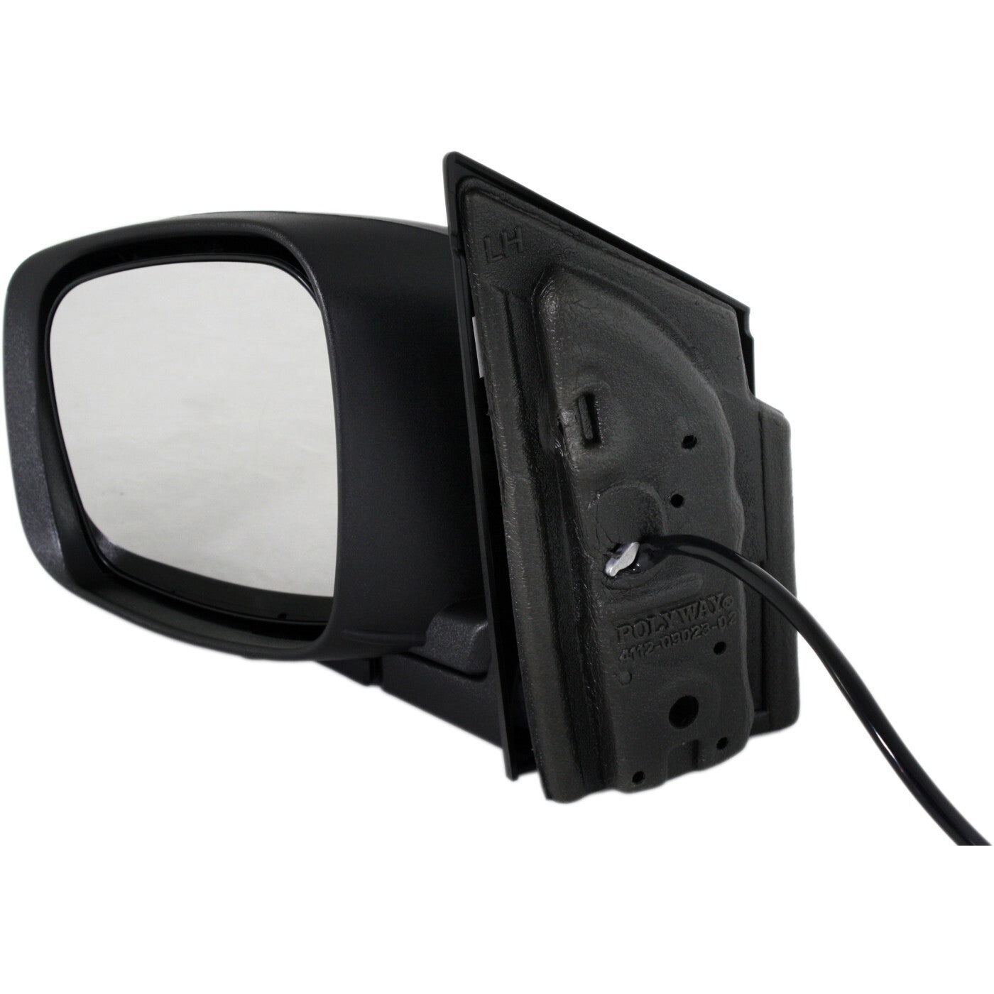 Mirror Left For 2008-20 Dodge Grand Caravan Power Adjust Heated Textured Black