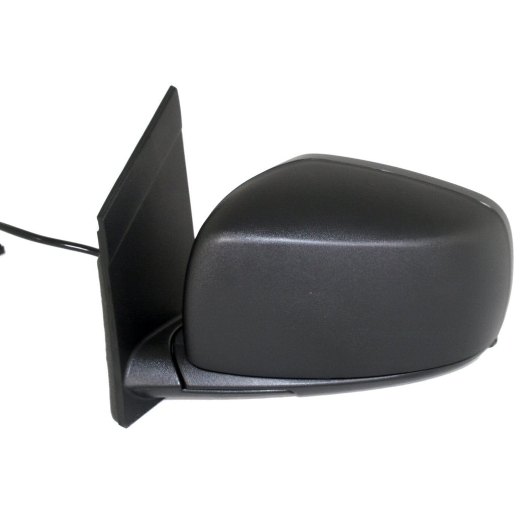 Mirror Left For 2008-20 Dodge Grand Caravan Power Adjust Heated Textured Black