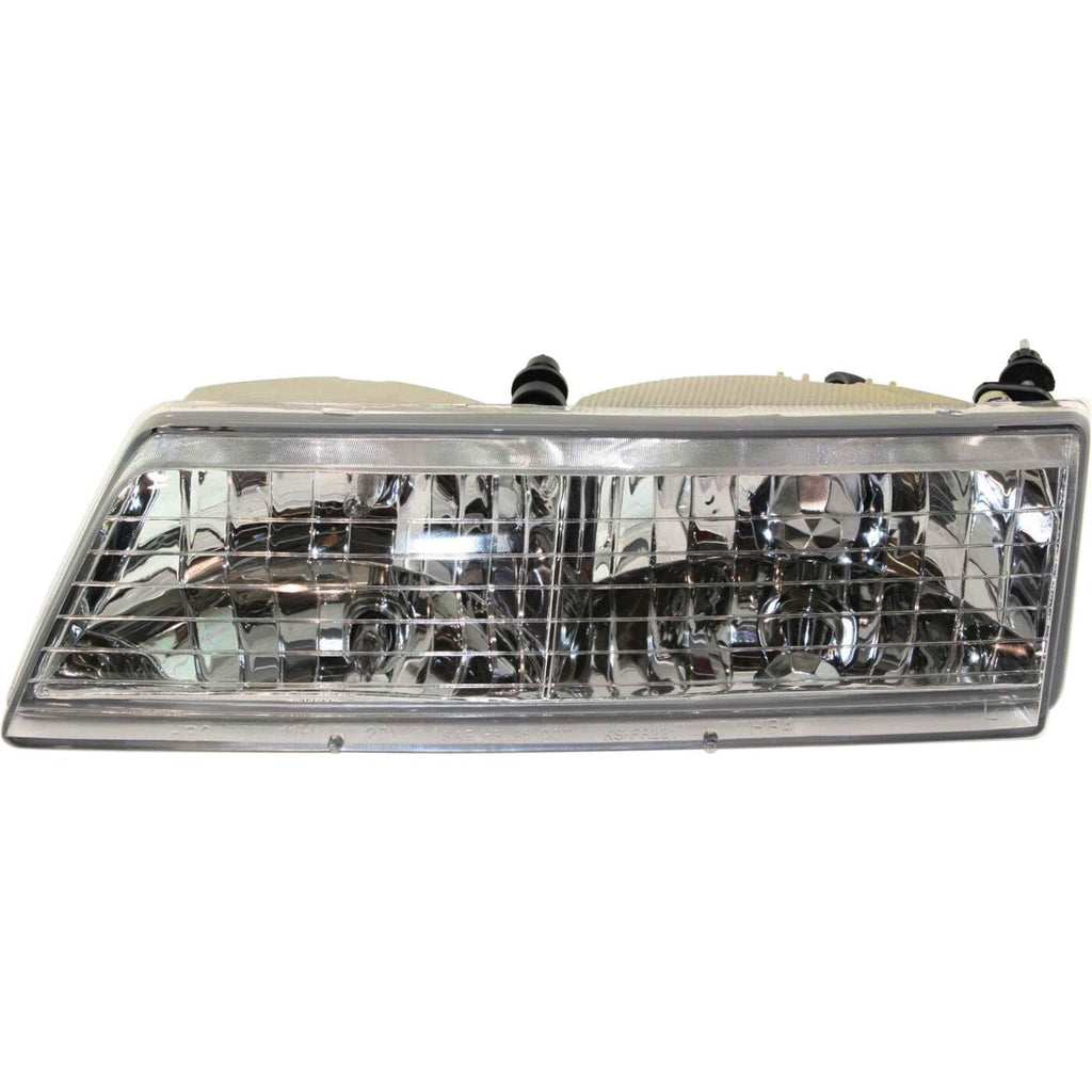 Headlight Set For 95-97 Mercury Grand Marquis Sedan Left and Right With Bulb 2Pc