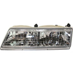 Headlight Set For 95-97 Mercury Grand Marquis Sedan Left and Right With Bulb 2Pc