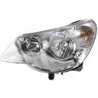 Headlight Assembly Set For 2007-2010 Chrysler Sebring Left and Right With Bulb