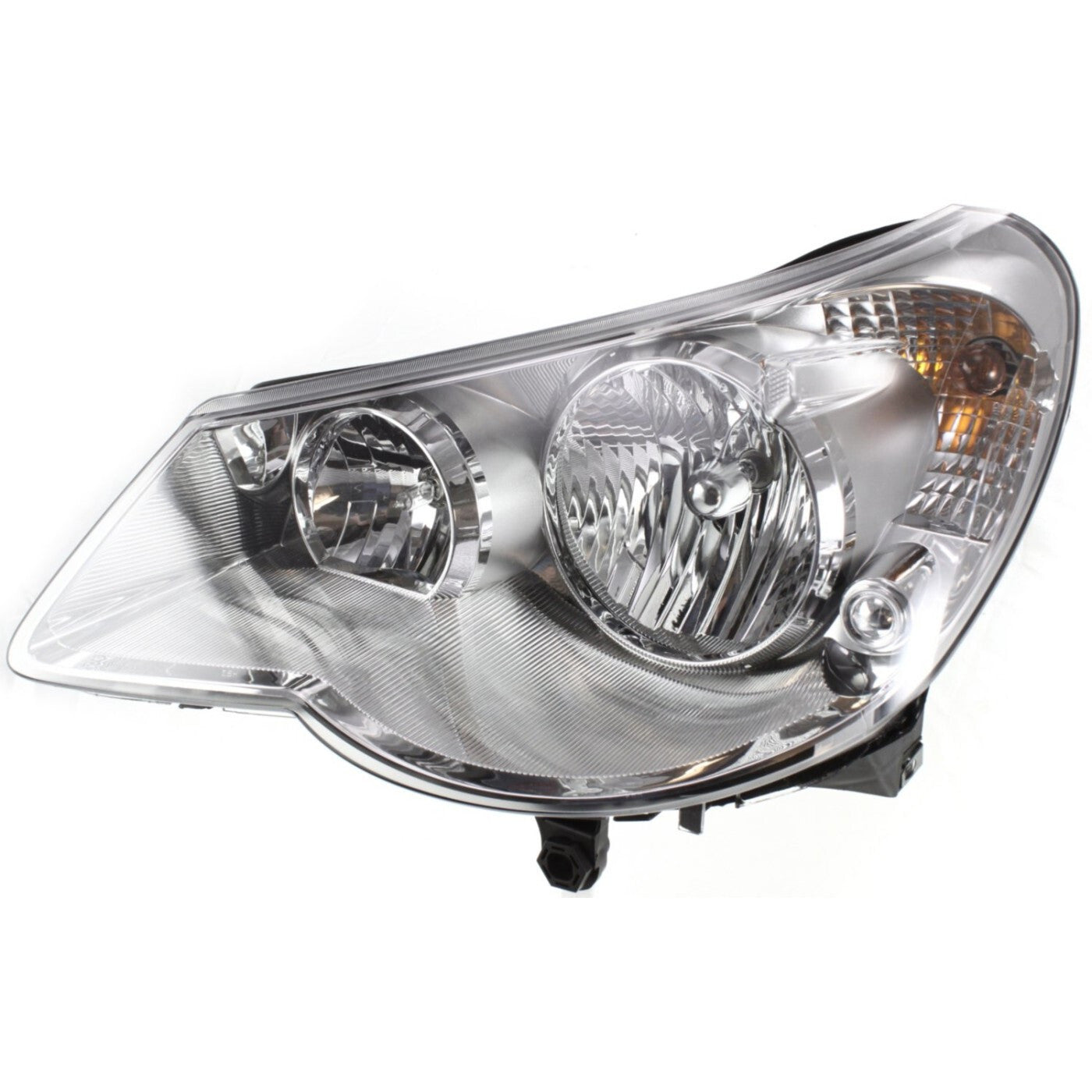Headlight Assembly Set For 2007-2010 Chrysler Sebring Left and Right With Bulb