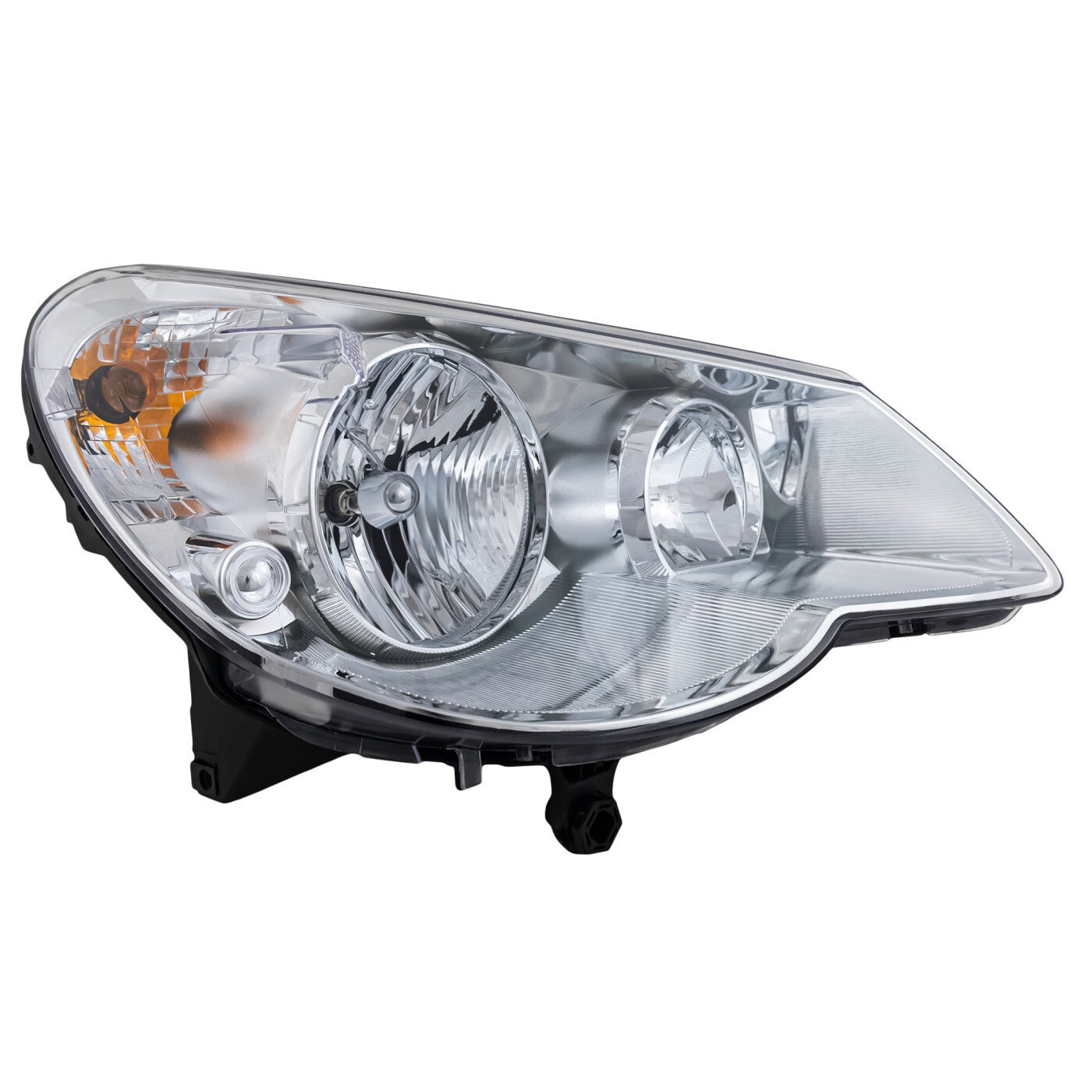 Headlight Assembly Set For 2007-2010 Chrysler Sebring Left and Right With Bulb