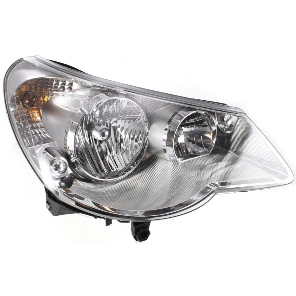 Headlight Assembly Set For 2007-2010 Chrysler Sebring Left and Right With Bulb