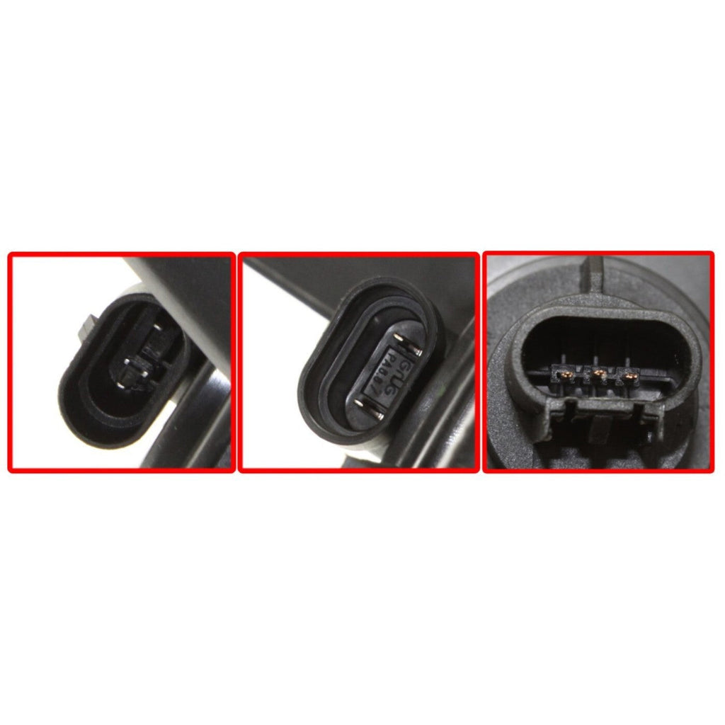 Headlight Assembly Set For 2007-2010 Chrysler Sebring Left and Right With Bulb