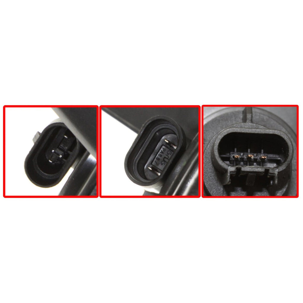 Headlight Assembly Set For 2007-2010 Chrysler Sebring Left and Right With Bulb