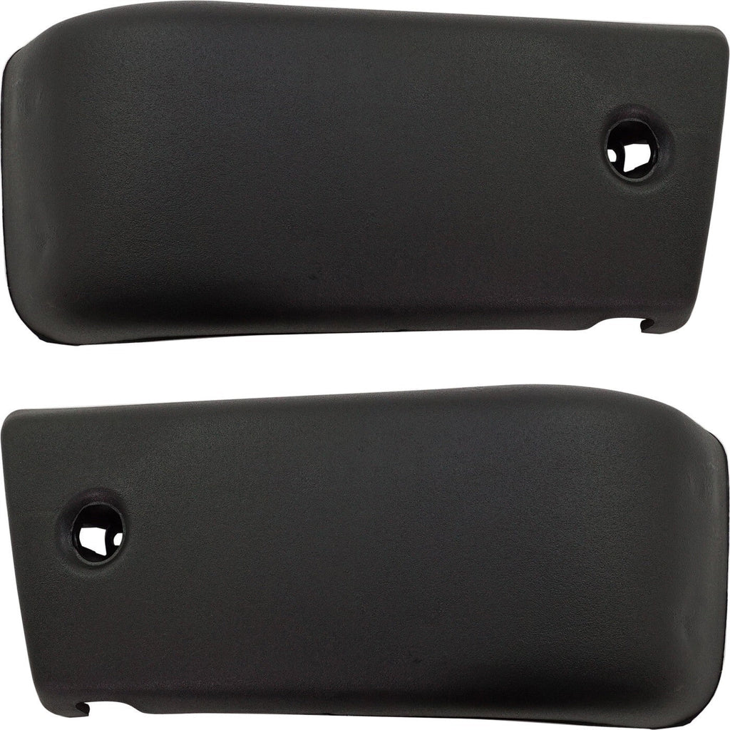 Bumper End Cap Front Driver and Passenger Set For 1984-1988 Toyota Pickup RWD