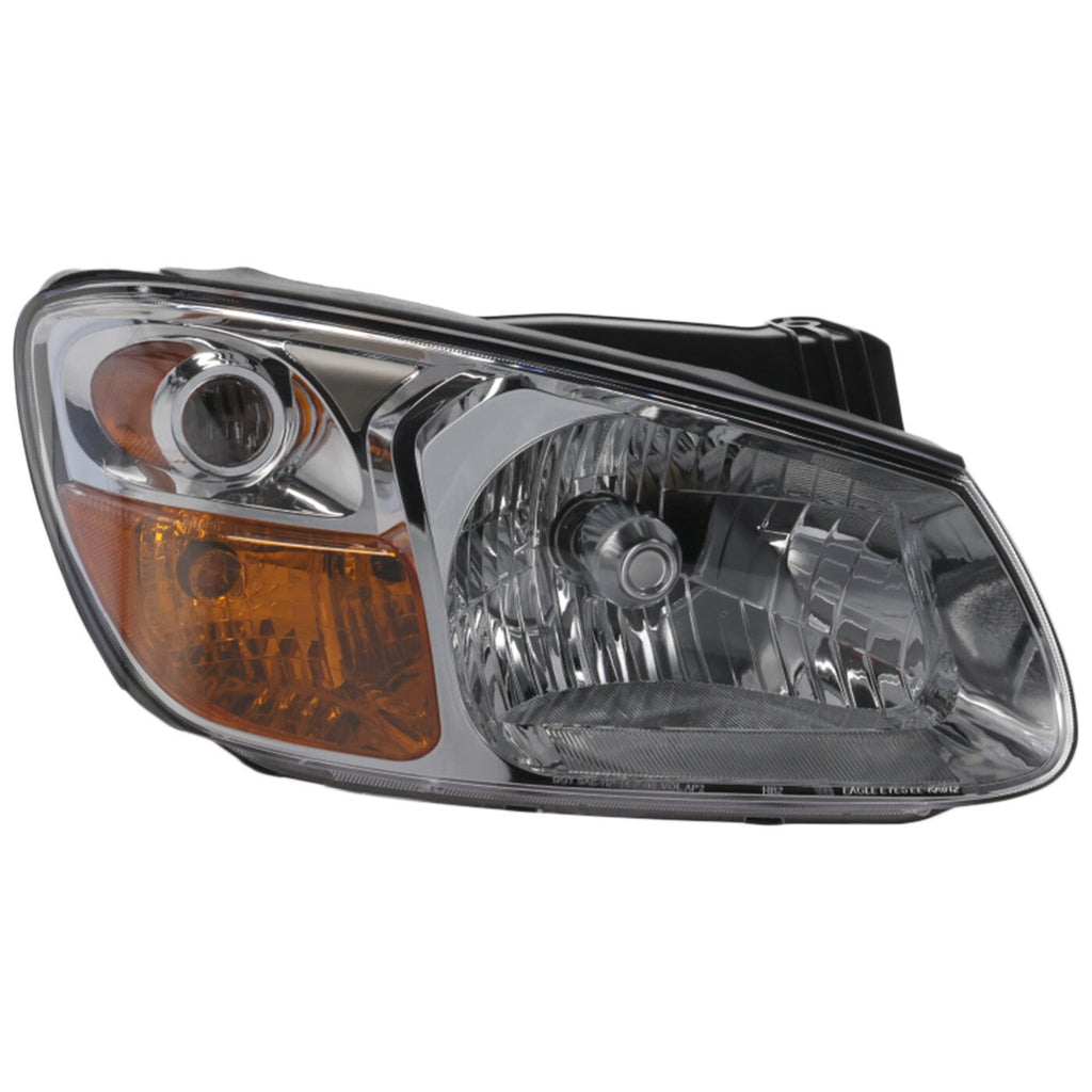 Headlight Set For 2007-2009 Kia Spectra Left and Right With Bulb 2Pc