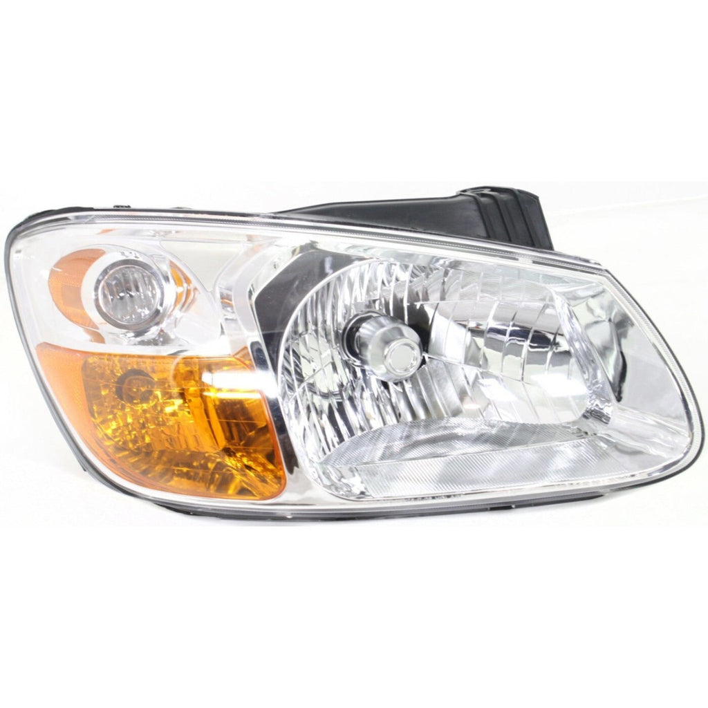 Headlight Set For 2007-2009 Kia Spectra Left and Right With Bulb 2Pc