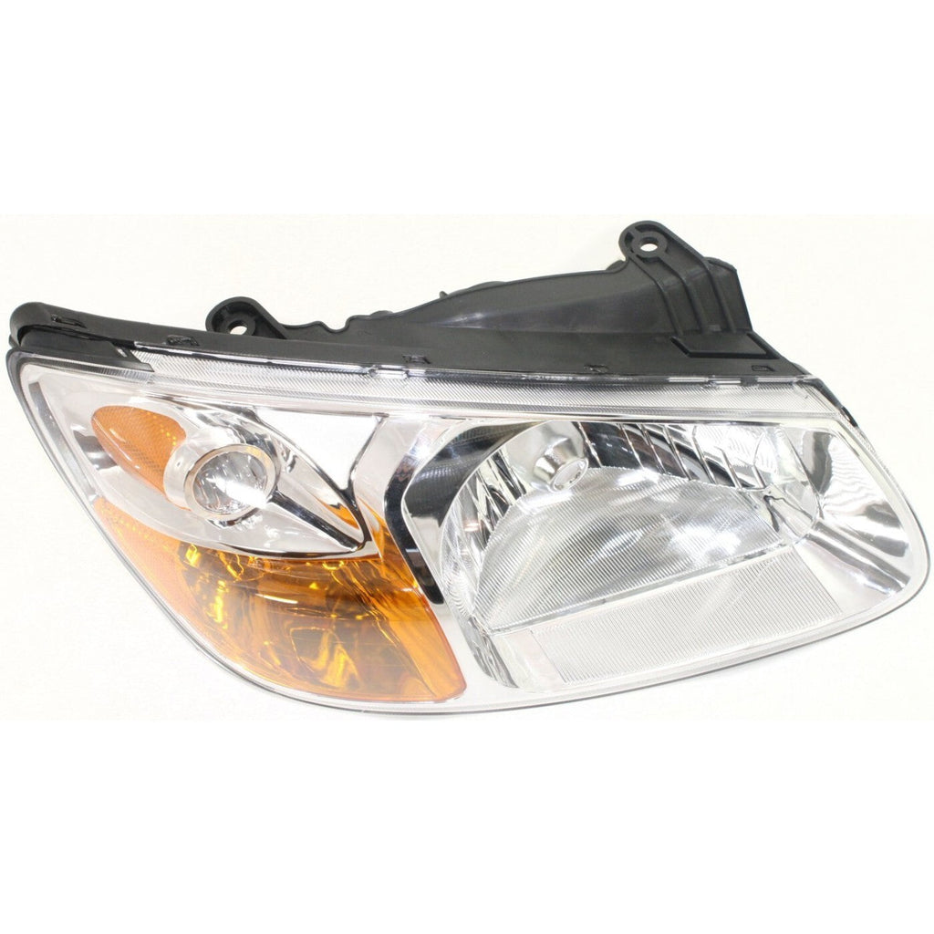 Headlight Set For 2007-2009 Kia Spectra Left and Right With Bulb 2Pc