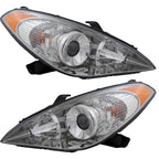 Headlight Set For 2004 2005 2006 Toyota Solara Left and Right With Bulb 2Pc