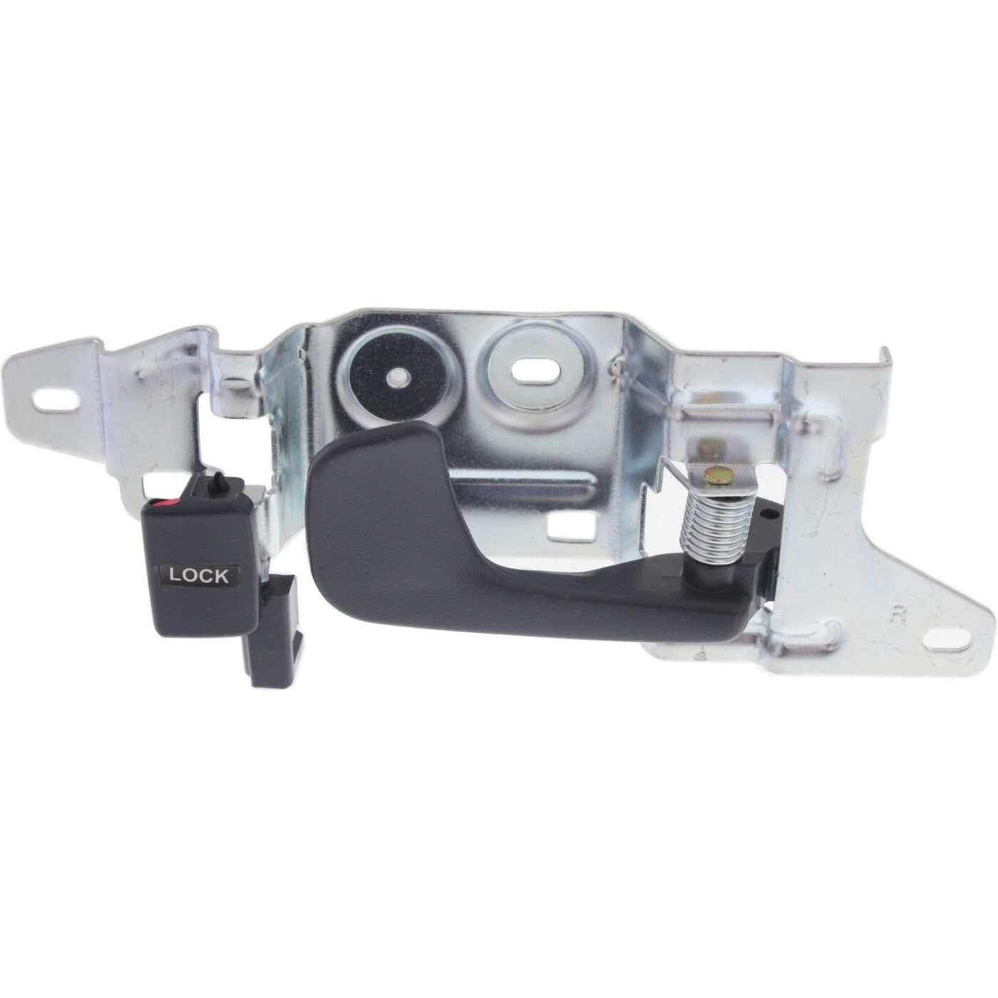 Interior Door Handle Set For 1992-1995 Honda Civic Black Front Black 2Pc