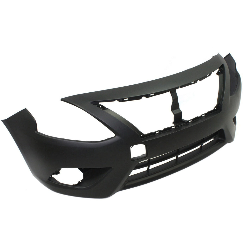 Front Bumper Cover For 2015-2016 Nissan Versa Primed