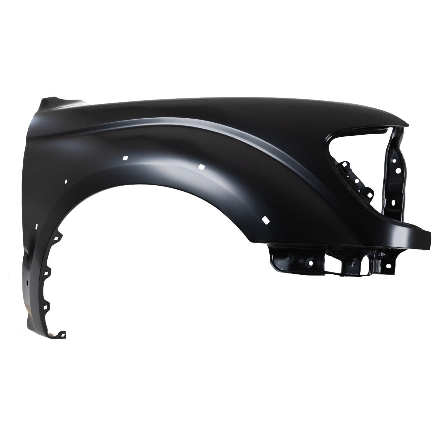 Front Right Fender For 2001-2004 Toyota Tacoma Primed Steel With Molding Holes