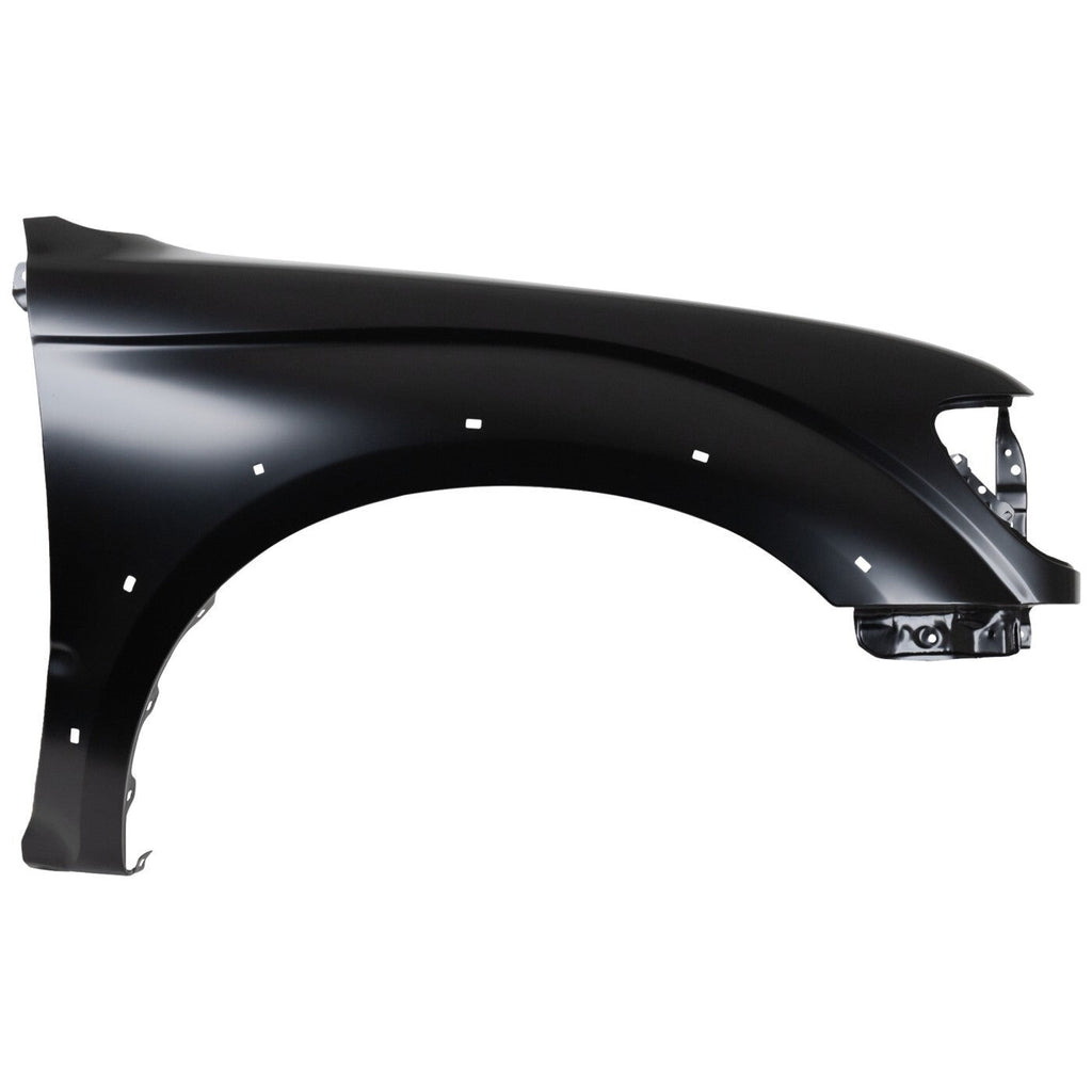 Front Right Fender For 2001-2004 Toyota Tacoma Primed Steel With Molding Holes