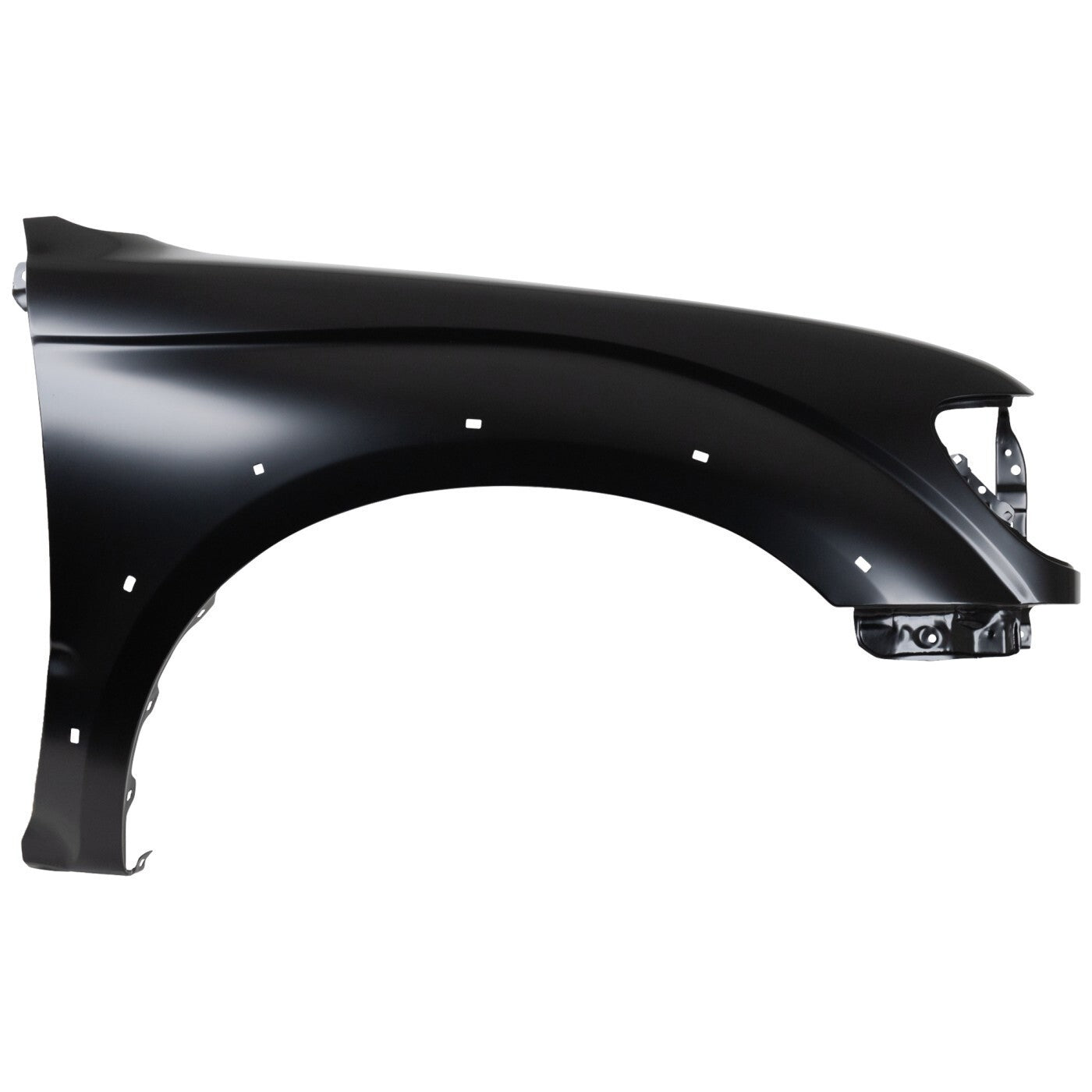 Front Right Fender For 2001-2004 Toyota Tacoma Primed Steel With Molding Holes