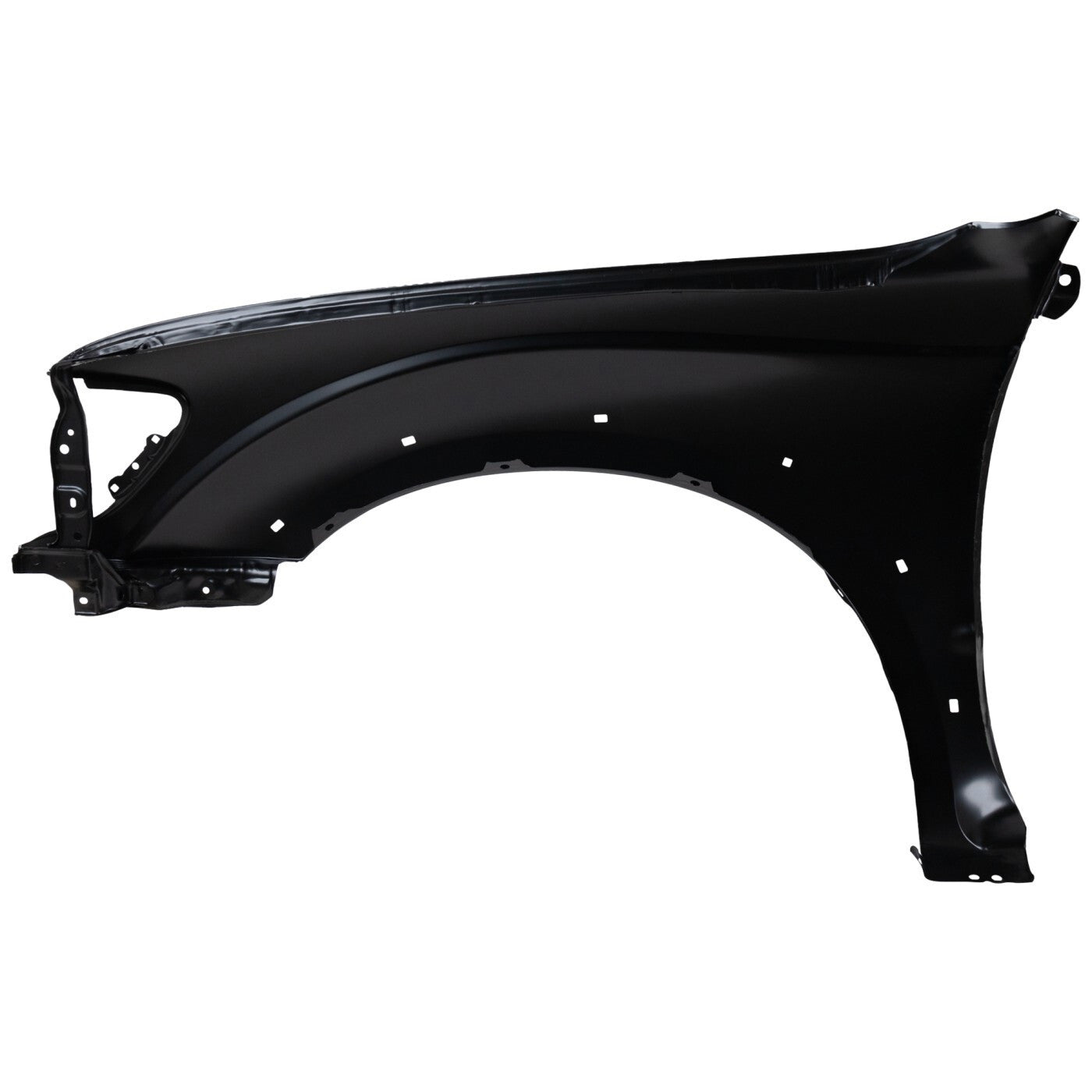 Front Right Fender For 2001-2004 Toyota Tacoma Primed Steel With Molding Holes
