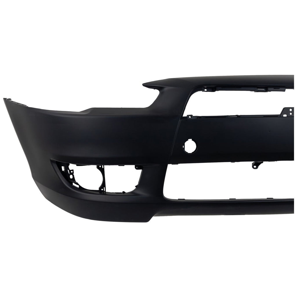 Front Bumper Cover For 2008-2015 Mitsubishi Lancer Primed With Fog Light Holes